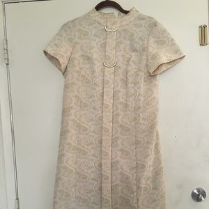 Vintage 1960s Pastel Mini Dress